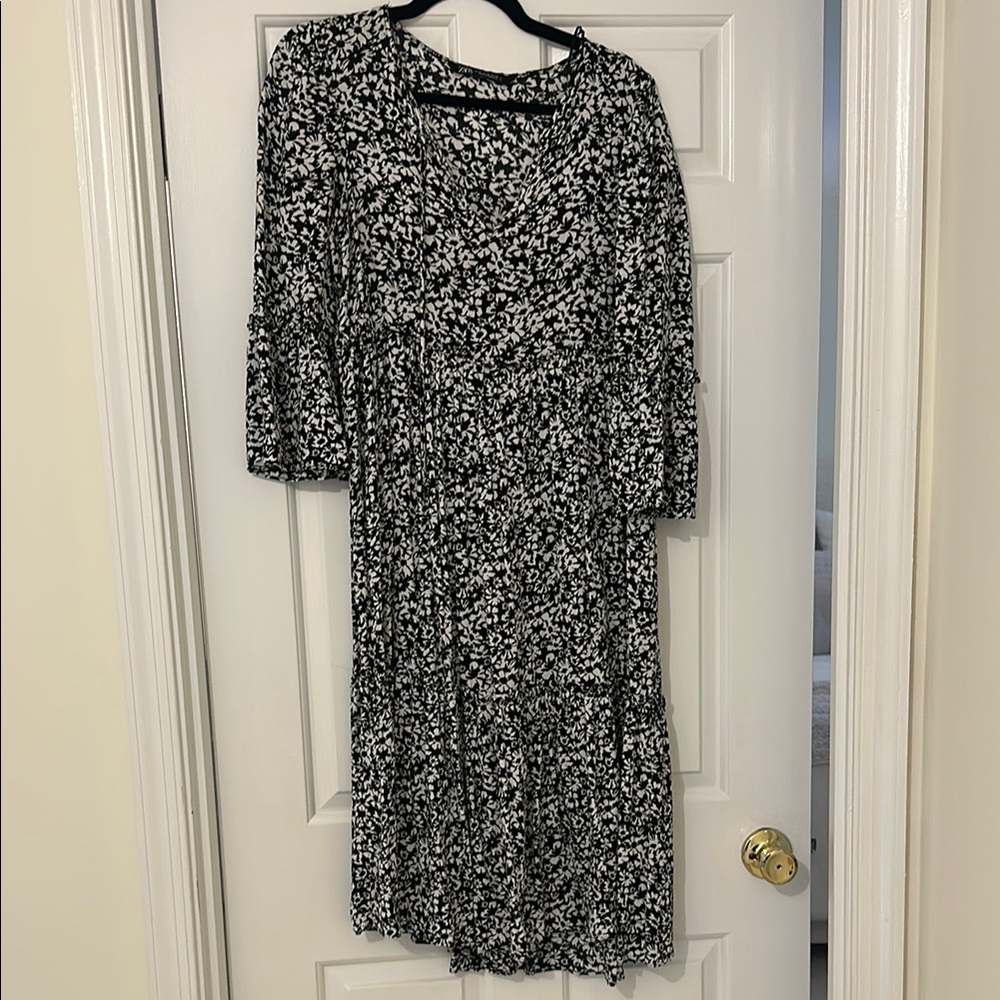 Zara Floral Midi Dress